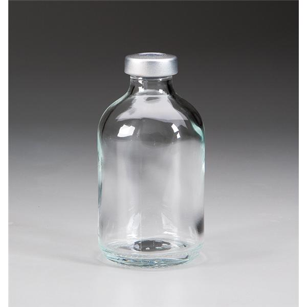 Vial Empty Glass 50mL Silver 12/Pk